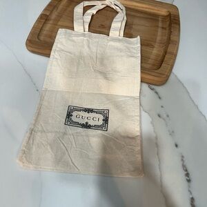 Authentic GUCCI Reusable Cotton Tote Bag - 11 7 x 4"